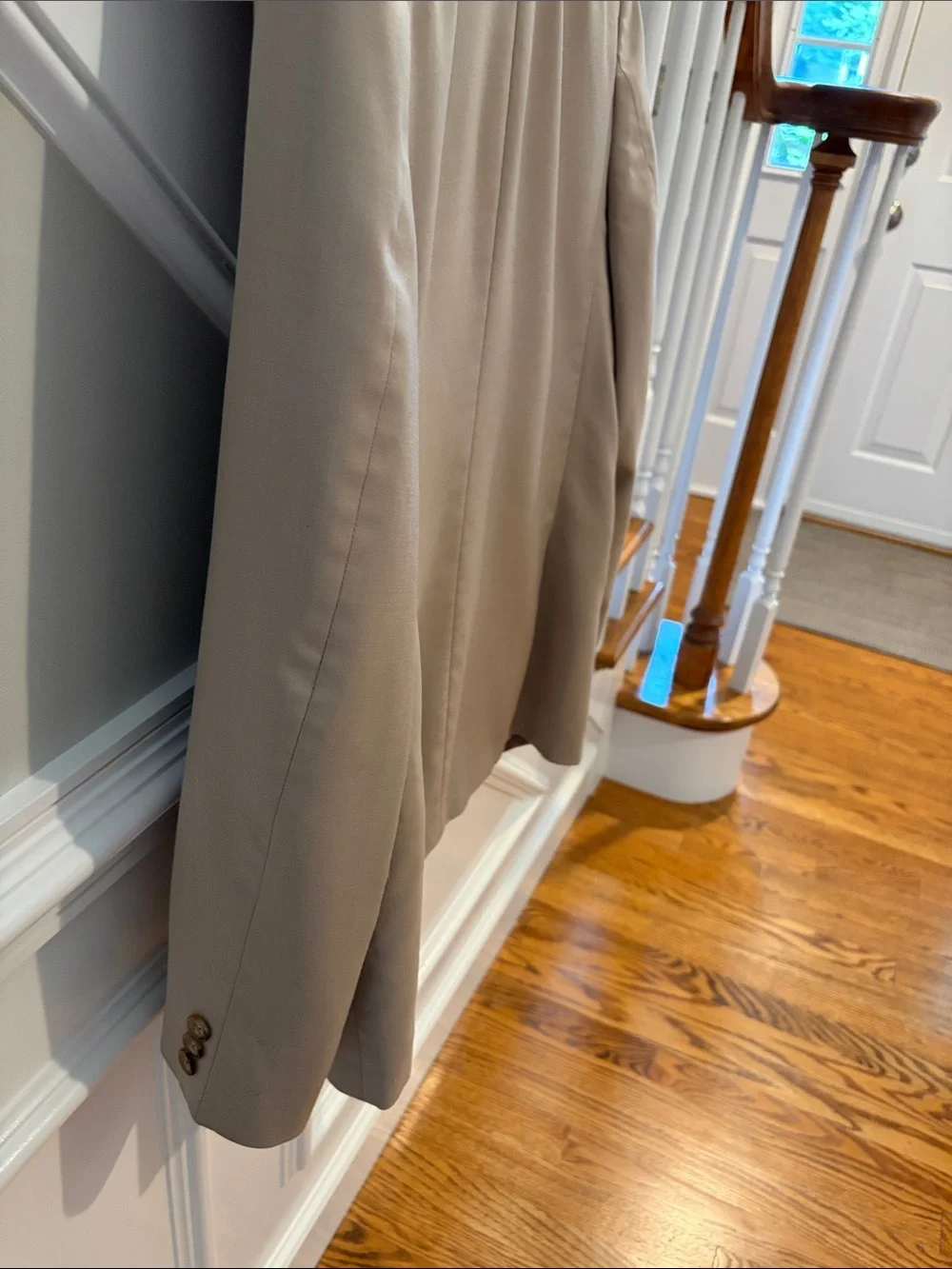 Ralph Lauren Tan Single-Breasted Blazer